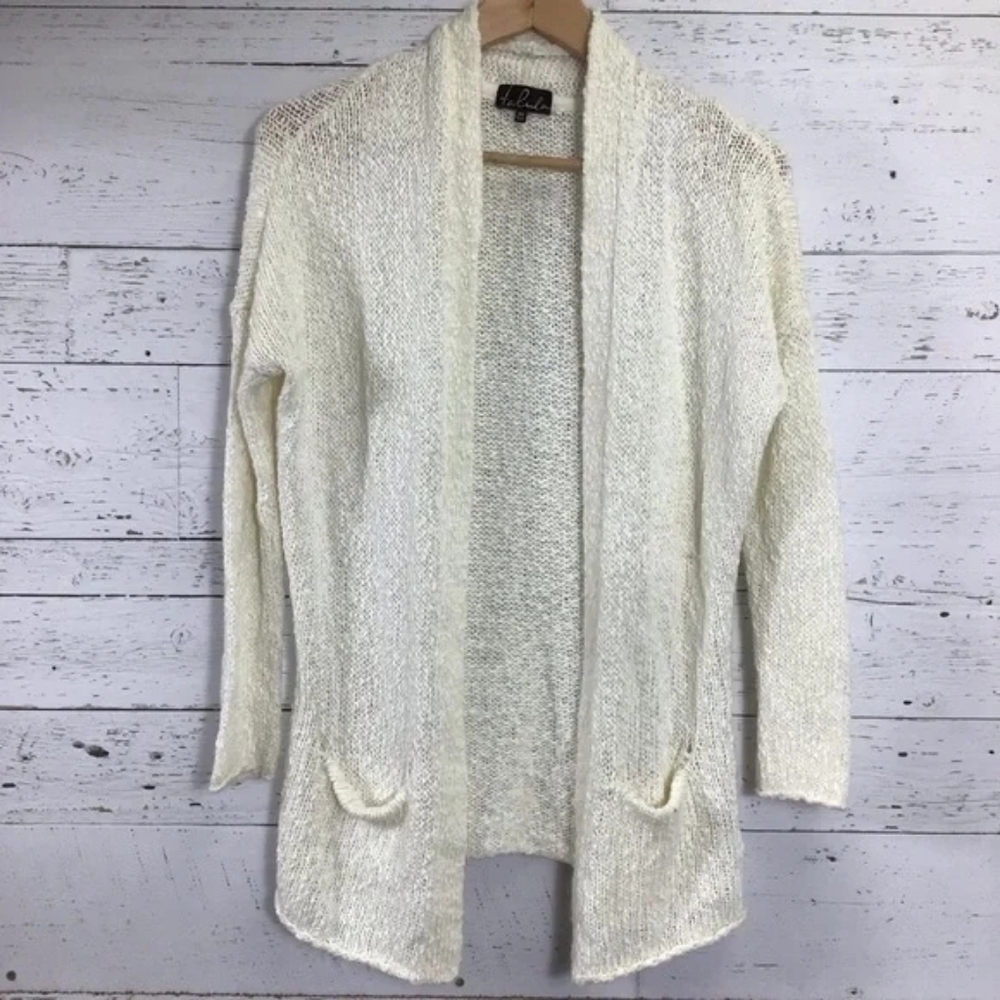 Talula By Aritzia Knit Cotton Cardigan GUC Size M